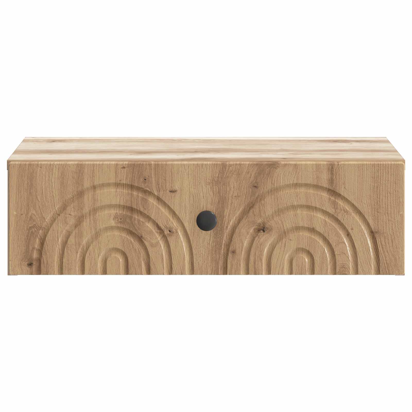 vidaXL Stolik boczny montowany na ścianie Dąb artisan