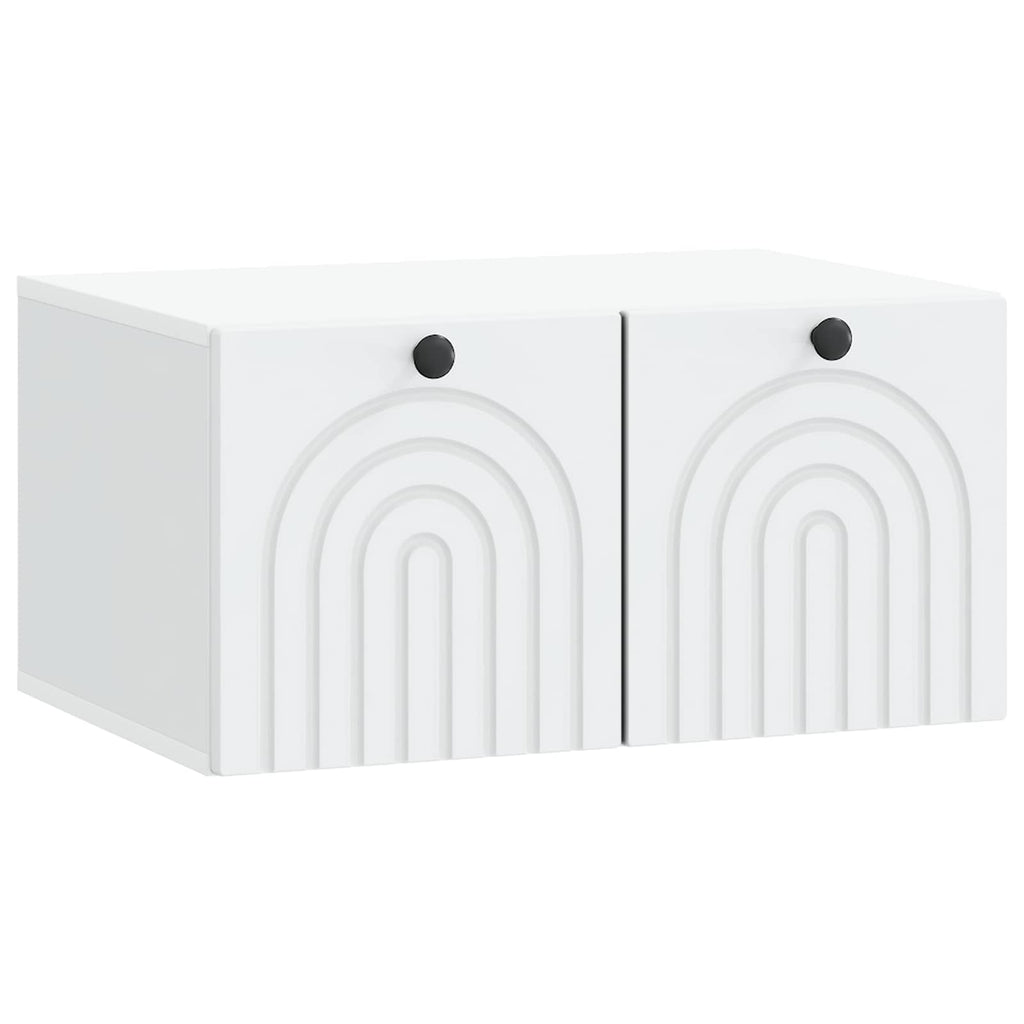 vidaXL Szafka RTV montowana na ścianie Biały 59,5 x 41 x 30 cm