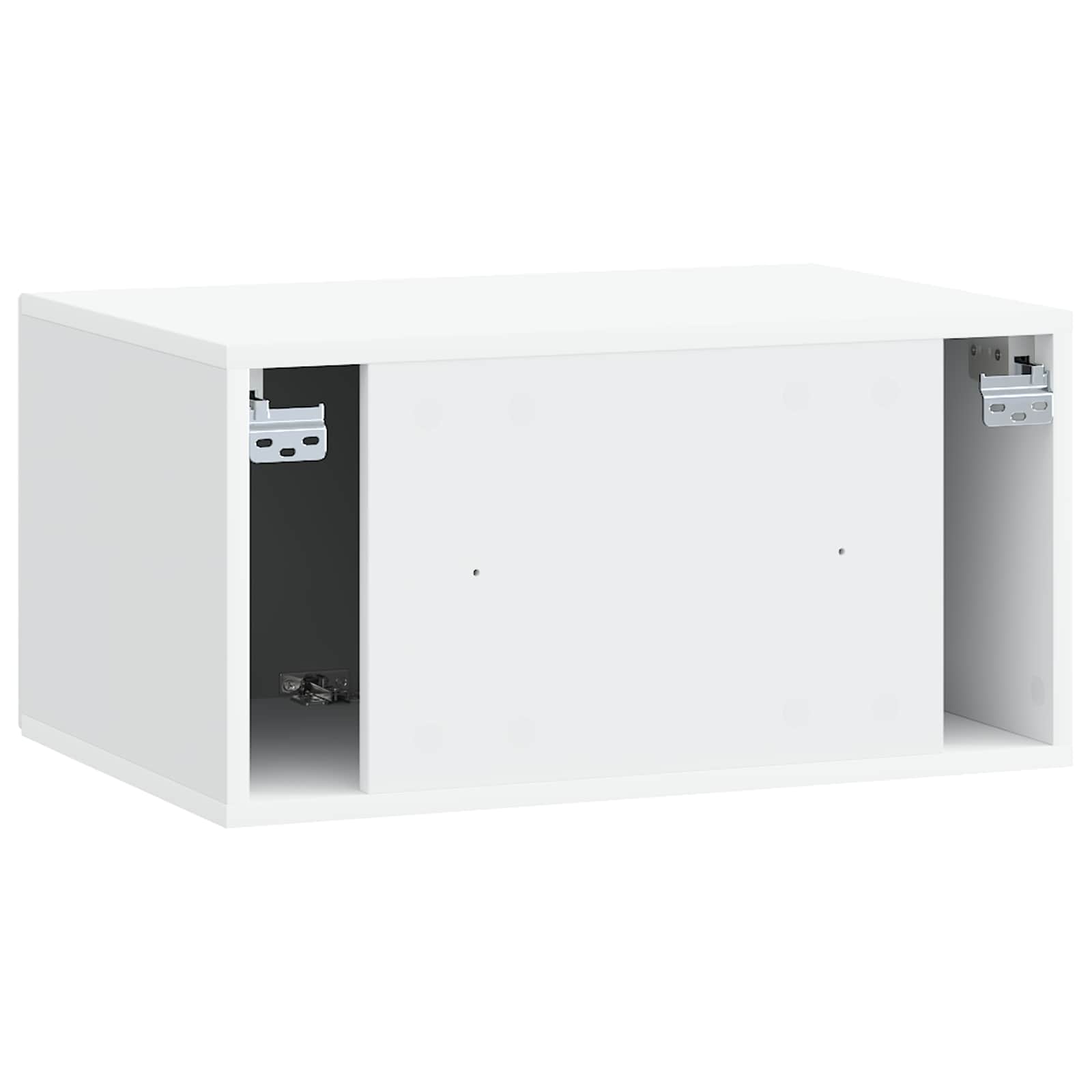 vidaXL Szafka RTV montowana na ścianie Biały 59,5 x 41 x 30 cm