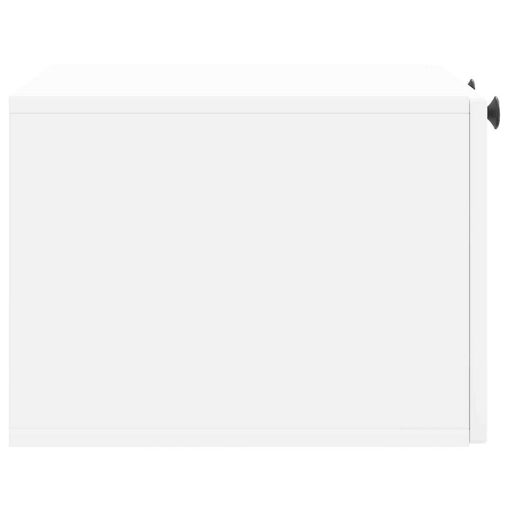 vidaXL Szafka RTV montowana na ścianie Biały 59,5 x 41 x 30 cm