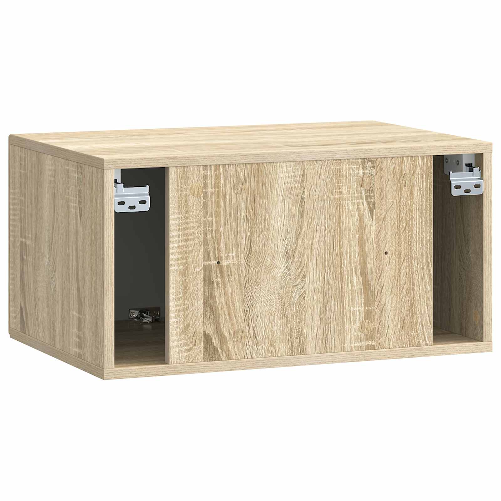 vidaXL Szafka RTV montowana na ścianie dąb Sonoma 59,5 x 41 x 30 cm