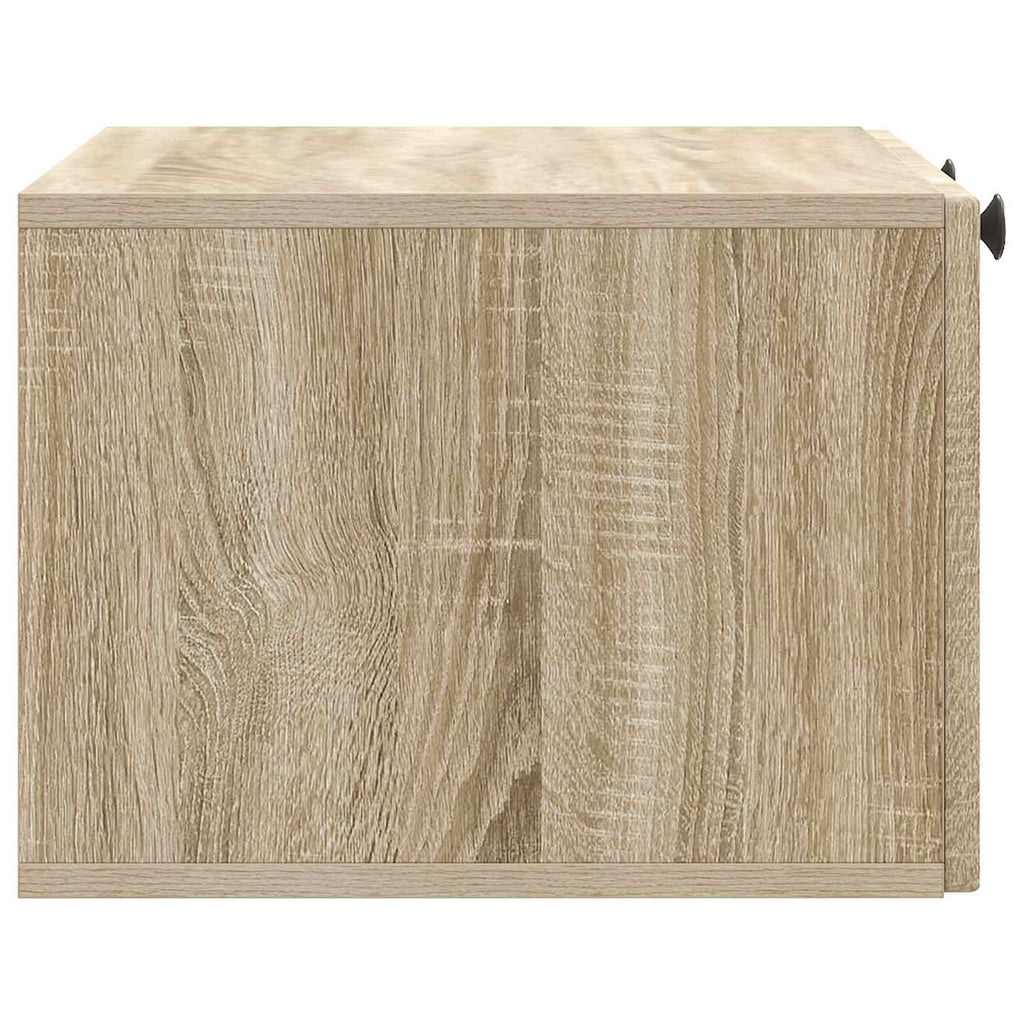 vidaXL Szafka RTV montowana na ścianie dąb Sonoma 59,5 x 41 x 30 cm