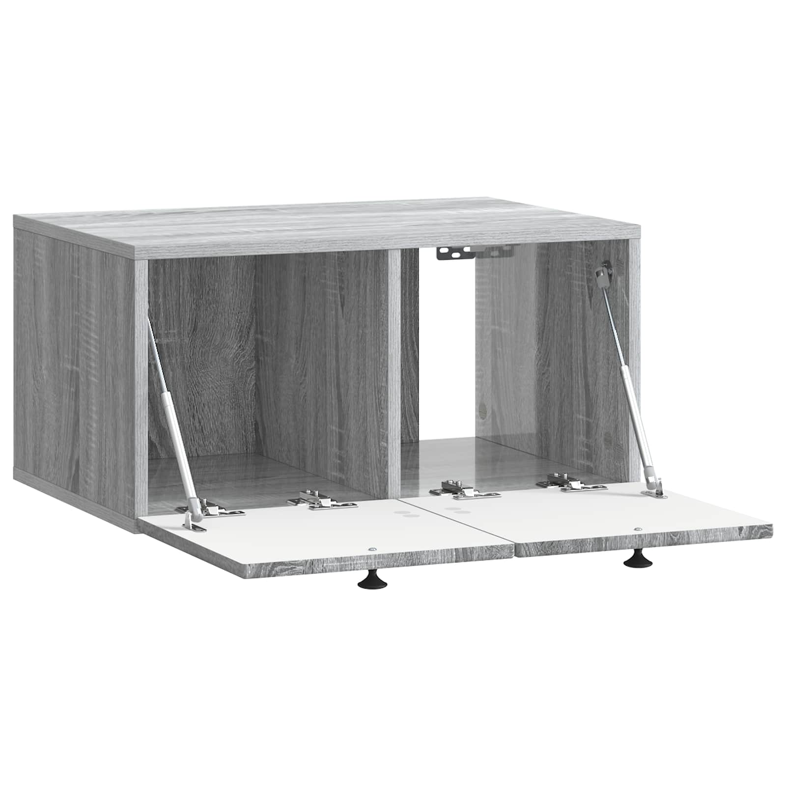 vidaXL Szafka RTV montowana na ścianie Szary Sonoma 59,5 x 41 x 30 cm