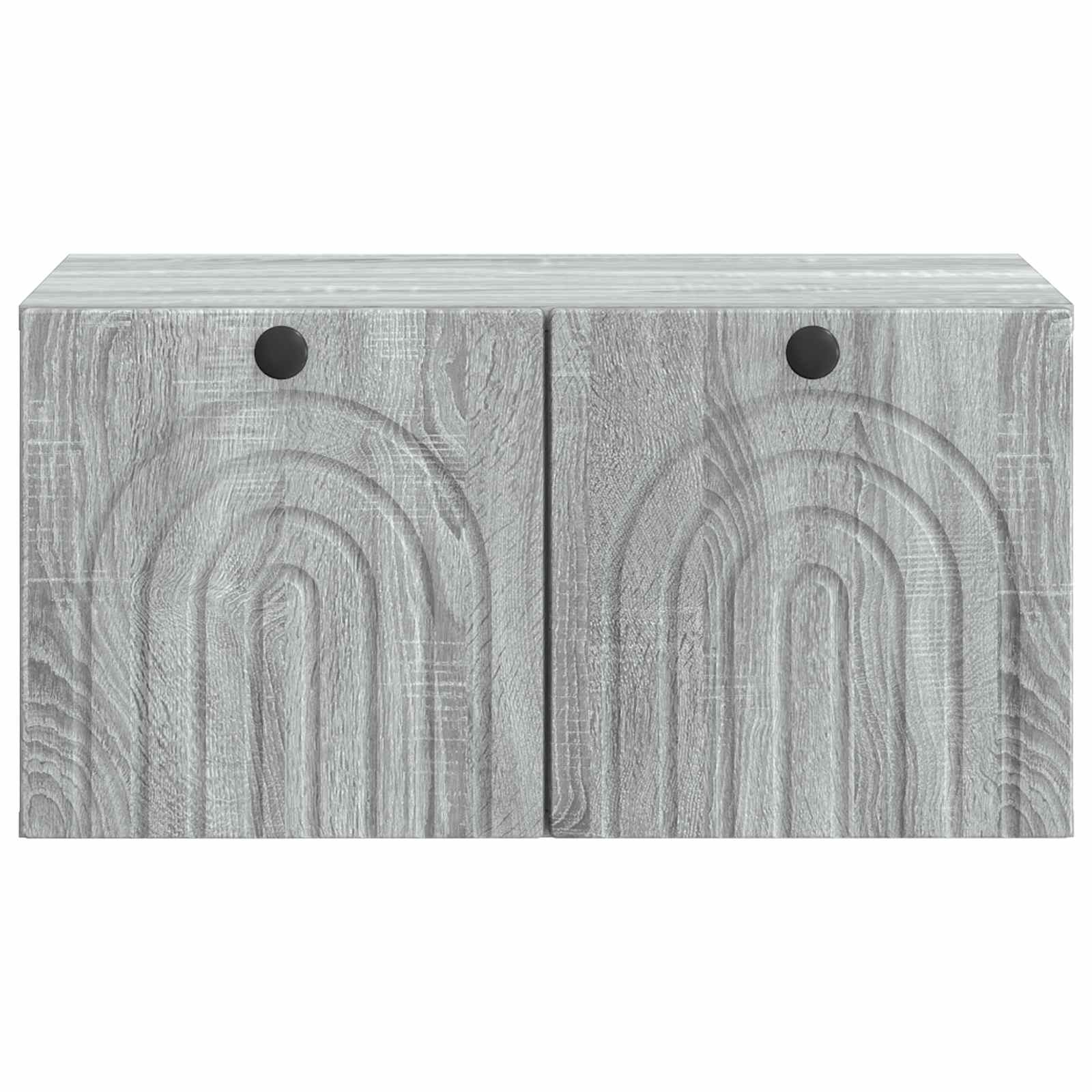 vidaXL Szafka RTV montowana na ścianie Szary Sonoma 59,5 x 41 x 30 cm
