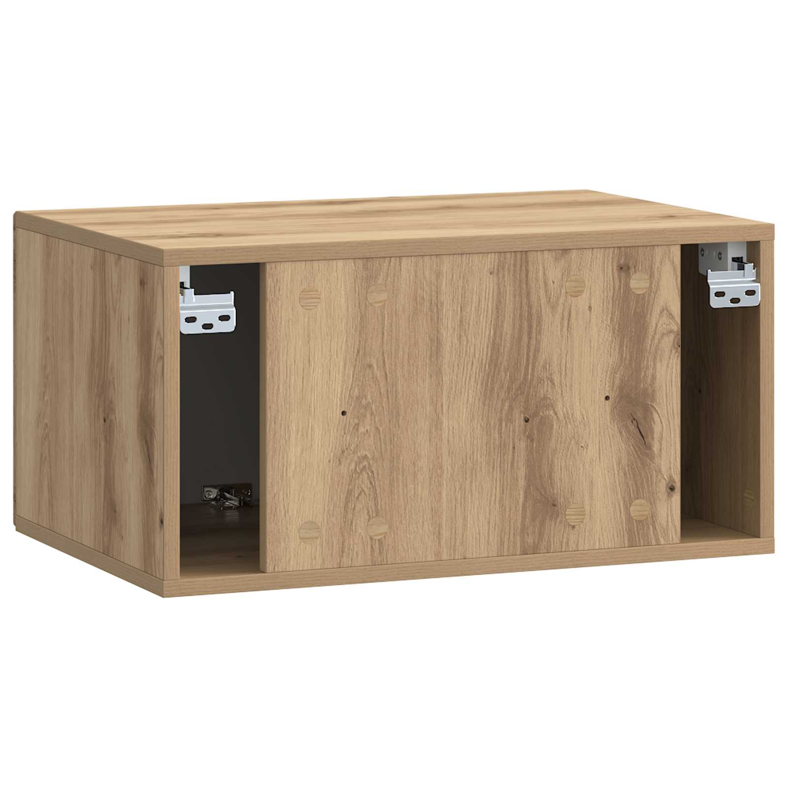 vidaXL Szafka RTV montowana na ścianie Dąb artisan 59,5 x 41 x 30 cm