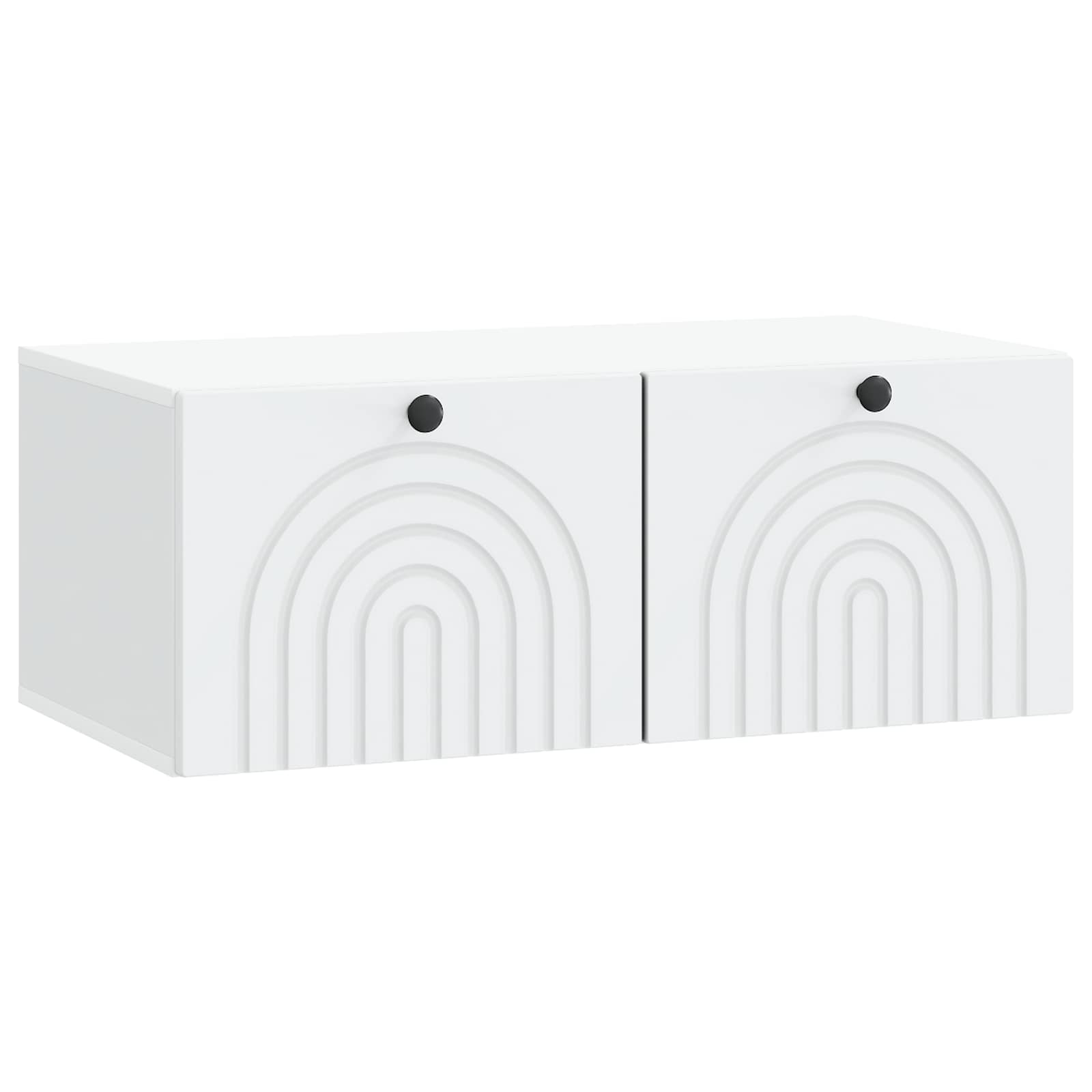 vidaXL Szafka RTV montowana na ścianie Biały 78,5 x 41 x 30 cm