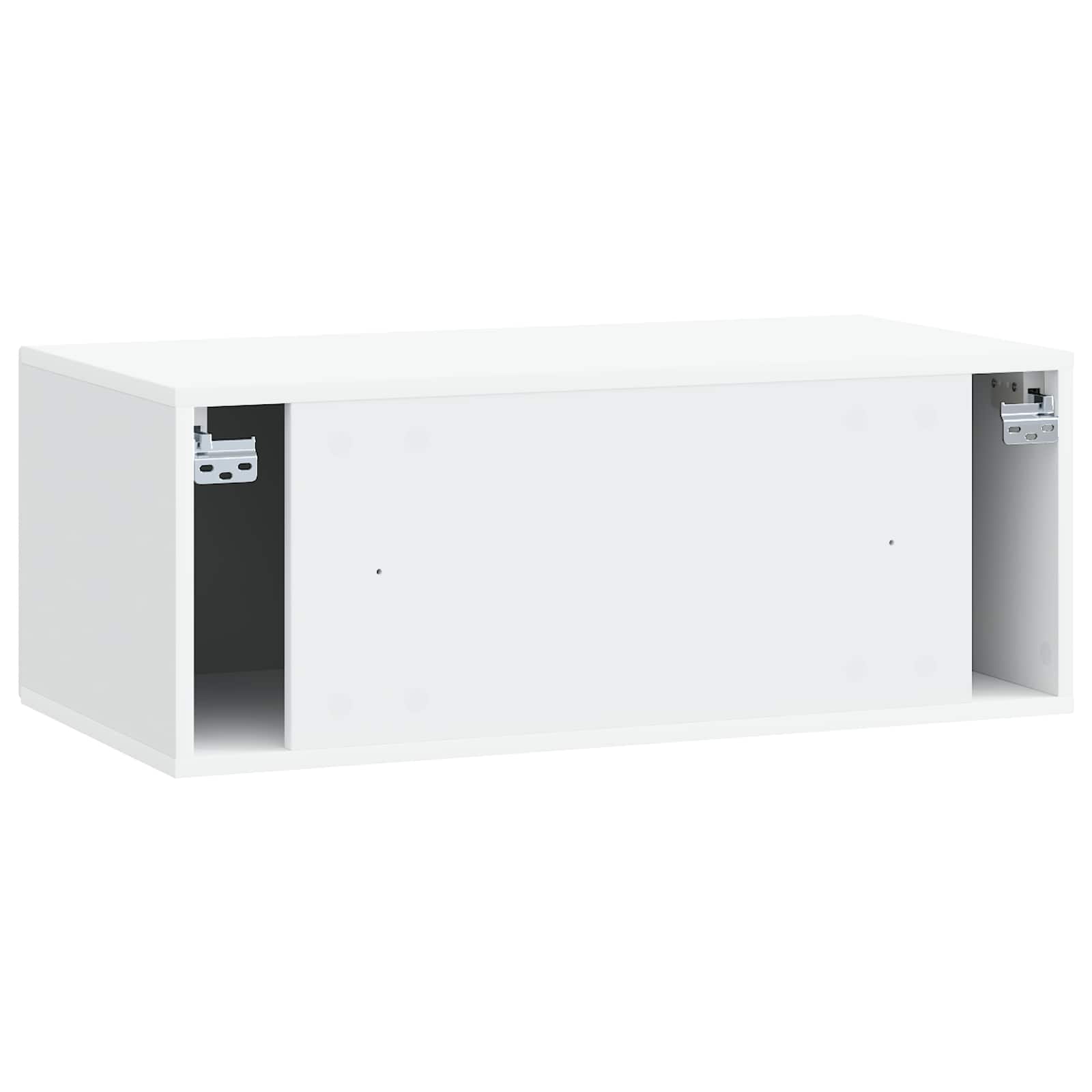 vidaXL Szafka RTV montowana na ścianie Biały 78,5 x 41 x 30 cm