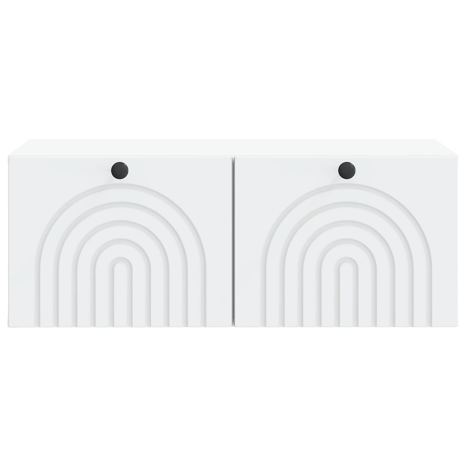 vidaXL Szafka RTV montowana na ścianie Biały 78,5 x 41 x 30 cm