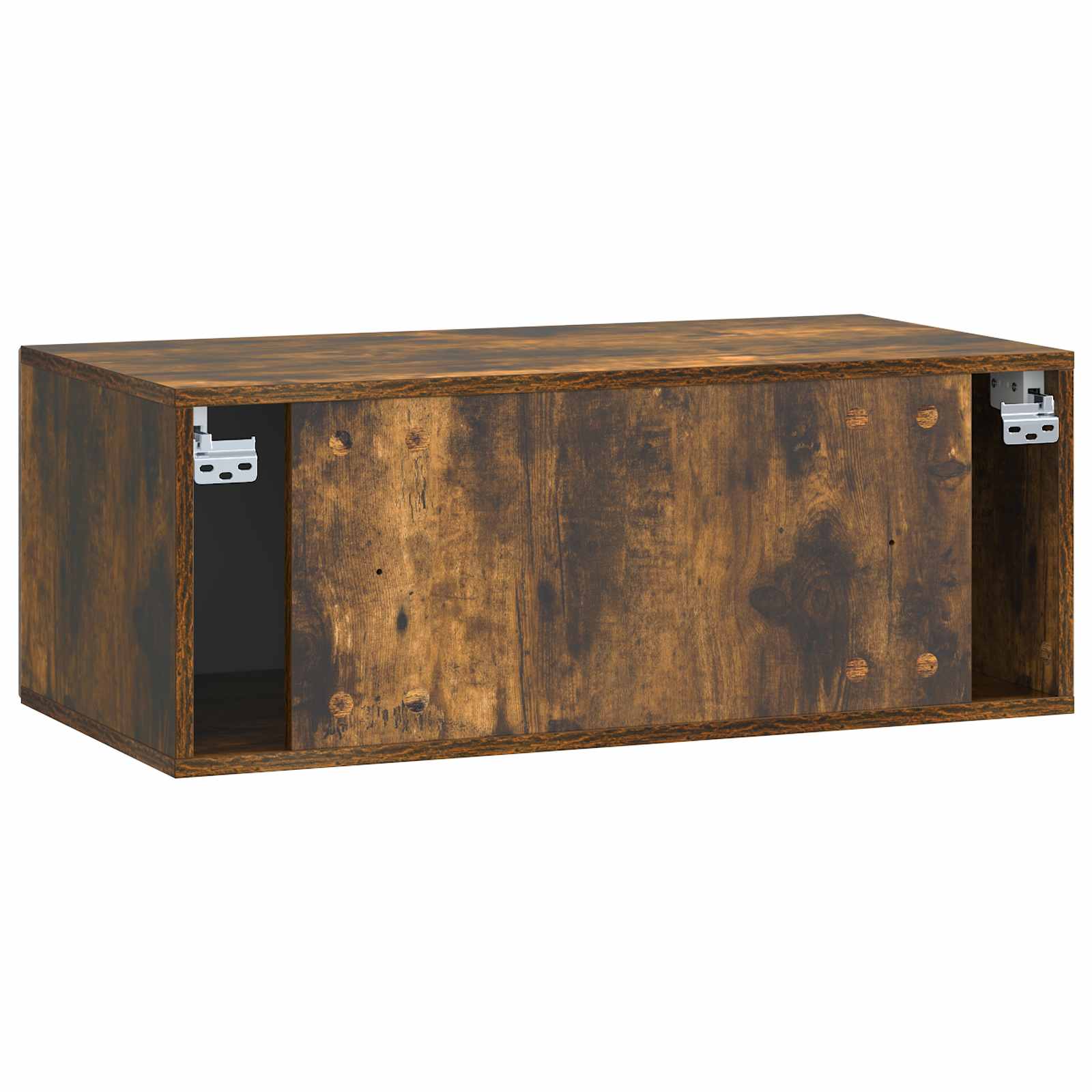 vidaXL Szafka RTV montowana na ścianie Dąb wędzony 78,5 x 41 x 30 cm