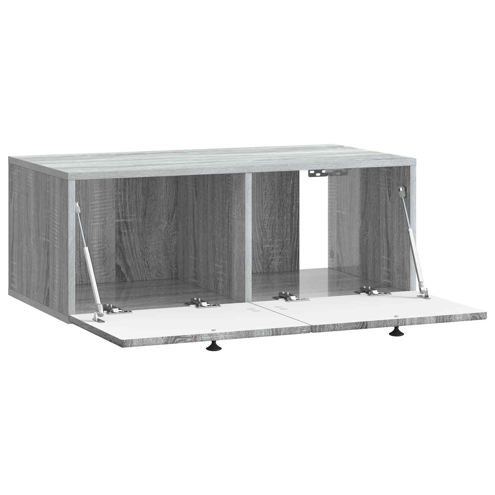 vidaXL Szafka RTV montowana na ścianie Szary Sonoma 78,5 x 41 x 30 cm