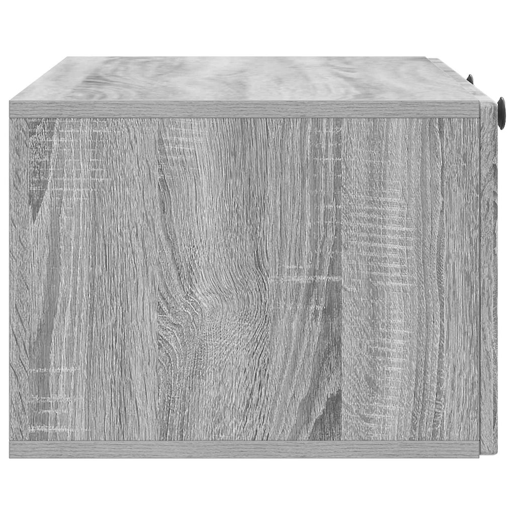 vidaXL Szafka RTV montowana na ścianie Szary Sonoma 78,5 x 41 x 30 cm