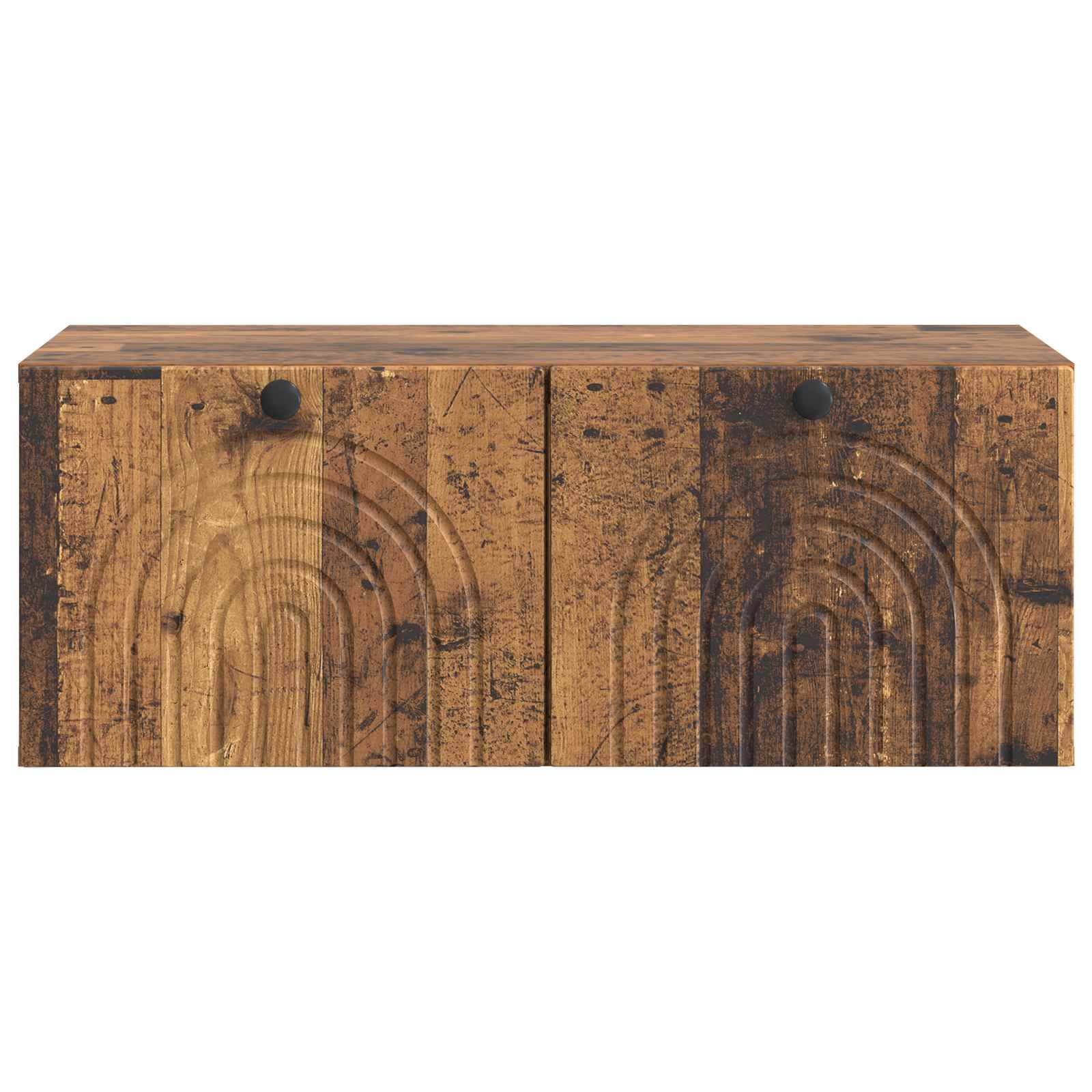 vidaXL Szafka RTV montowana na ścianie Stare drewno 78,5 x 41 x 30 cm