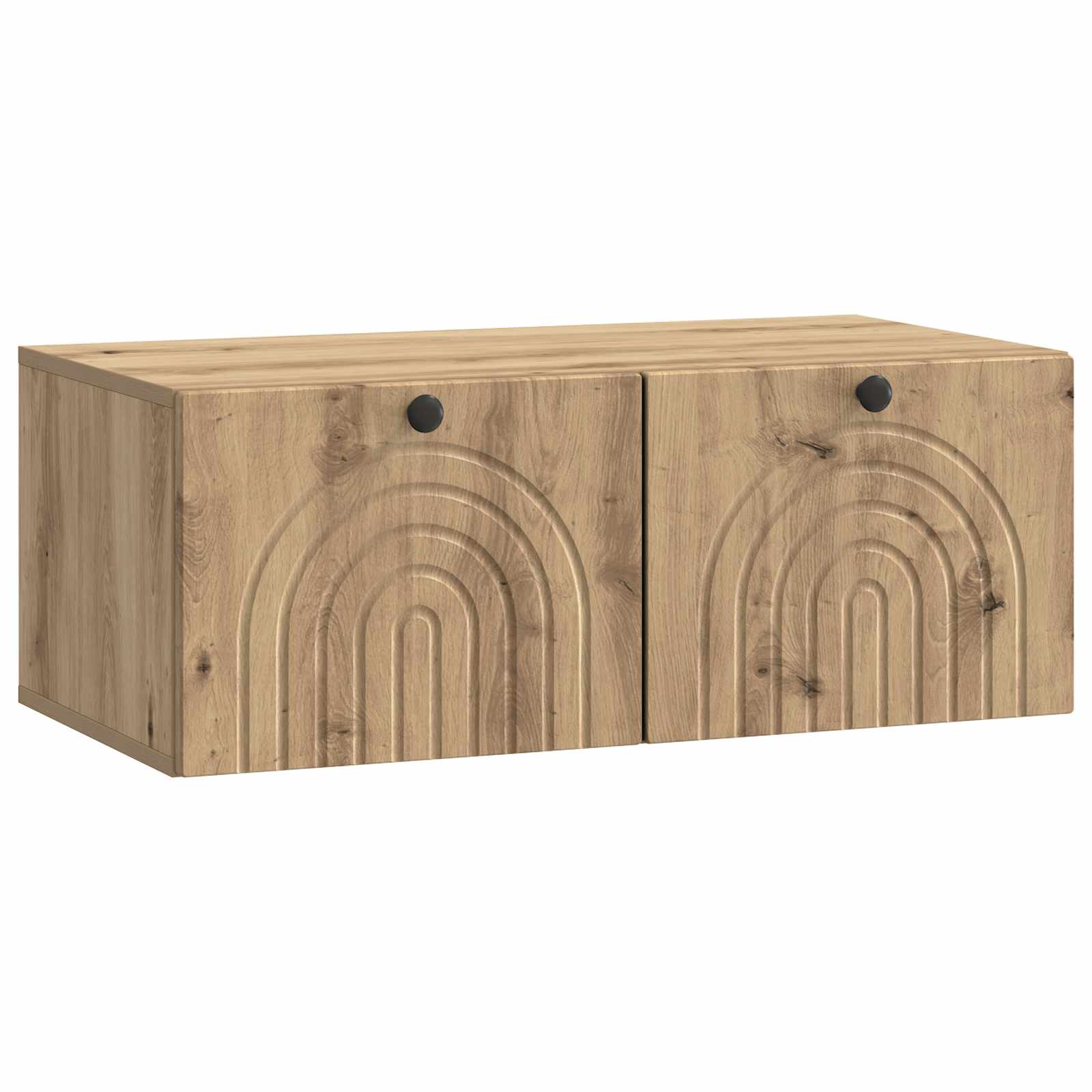 vidaXL Szafka RTV montowana na ścianie Dąb artisan 78,5 x 41 x 30 cm