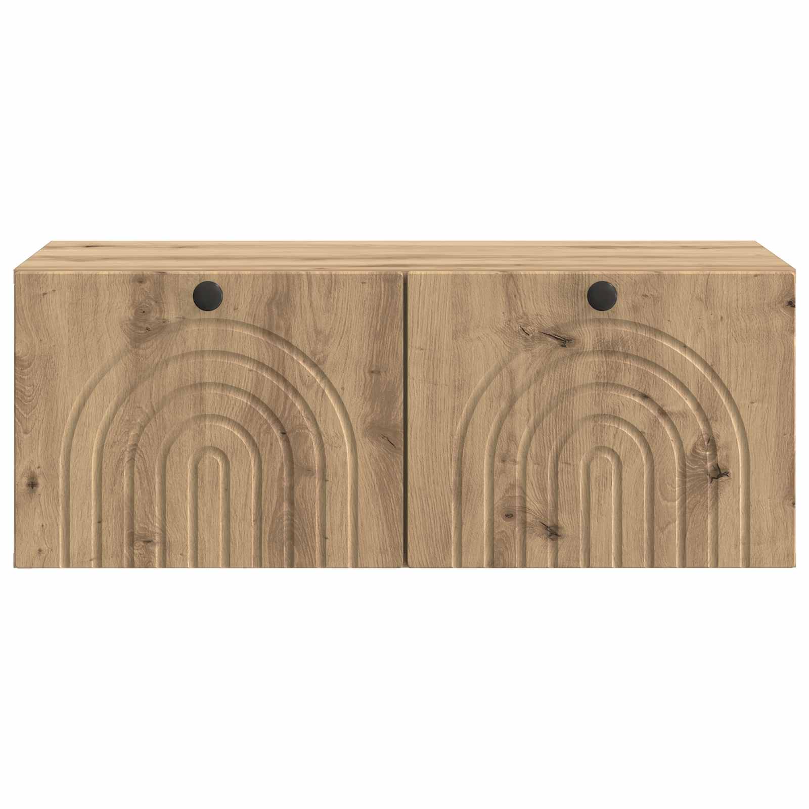 vidaXL Szafka RTV montowana na ścianie Dąb artisan 78,5 x 41 x 30 cm