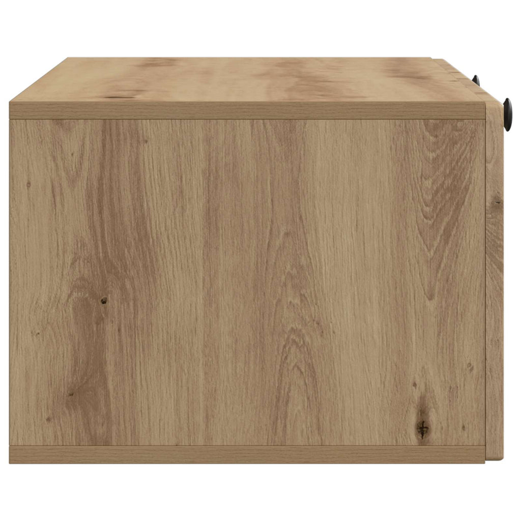 vidaXL Szafka RTV montowana na ścianie Dąb artisan 78,5 x 41 x 30 cm