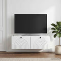 vidaXL Szafka RTV montowana na ścianie 99 x 41 x 30 cm Biały