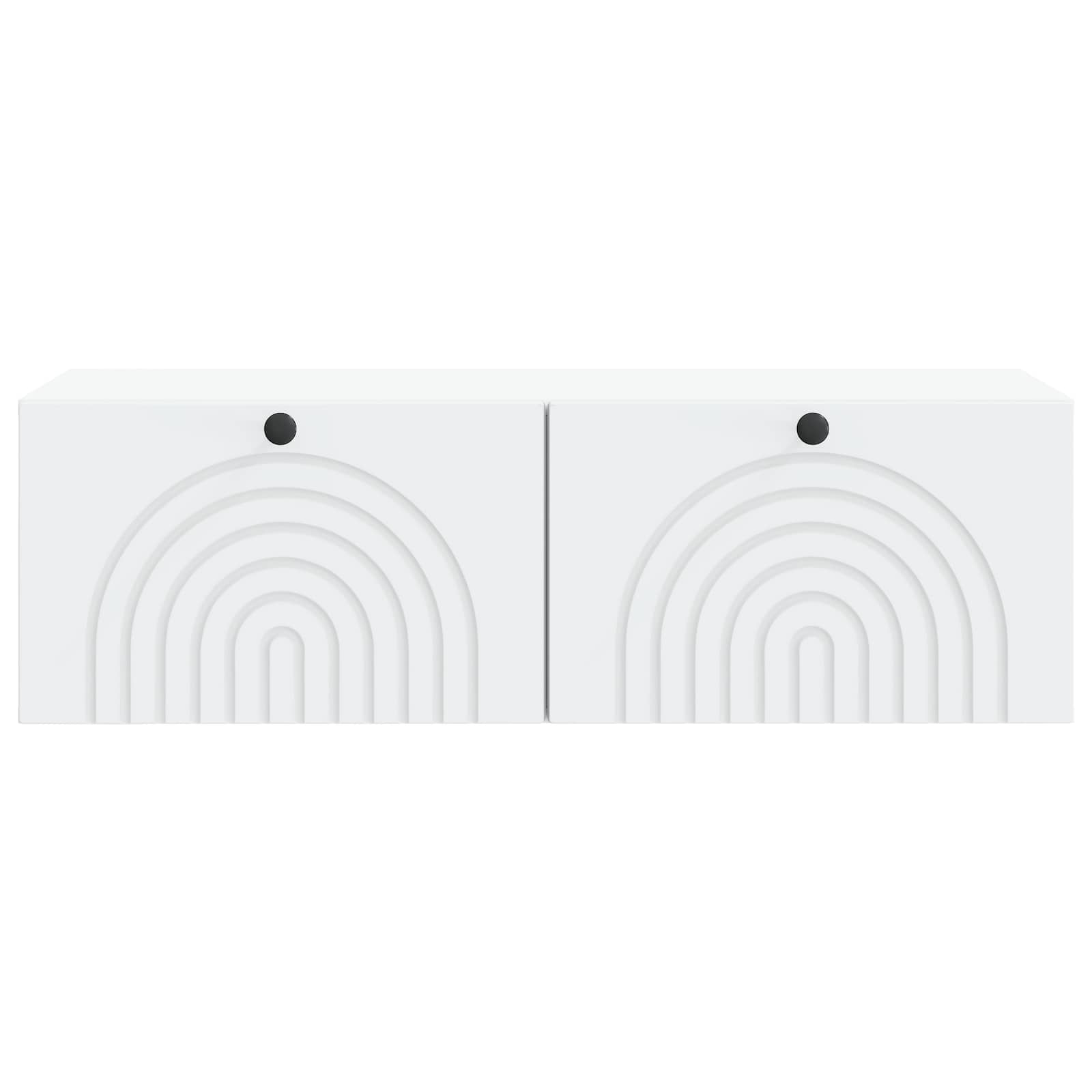 vidaXL Szafka RTV montowana na ścianie Biały 99 x 41 x 30 cm