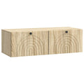 vidaXL Szafka RTV montowana na ścianie dąb Sonoma 98 x 41 x 30 cm
