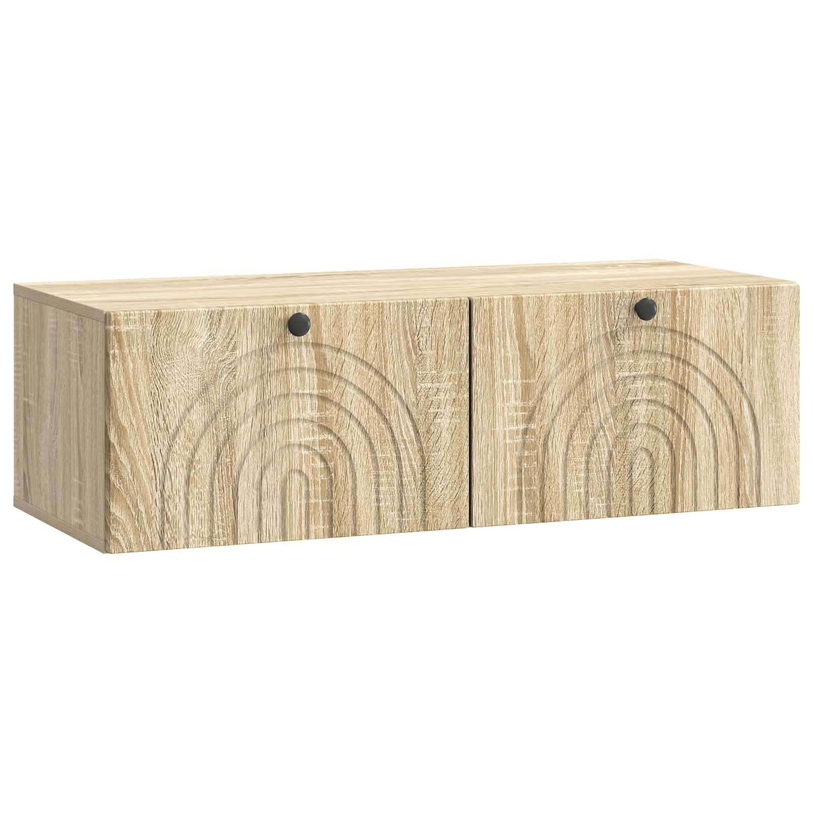 vidaXL Szafka RTV montowana na ścianie dąb Sonoma 98 x 41 x 30 cm
