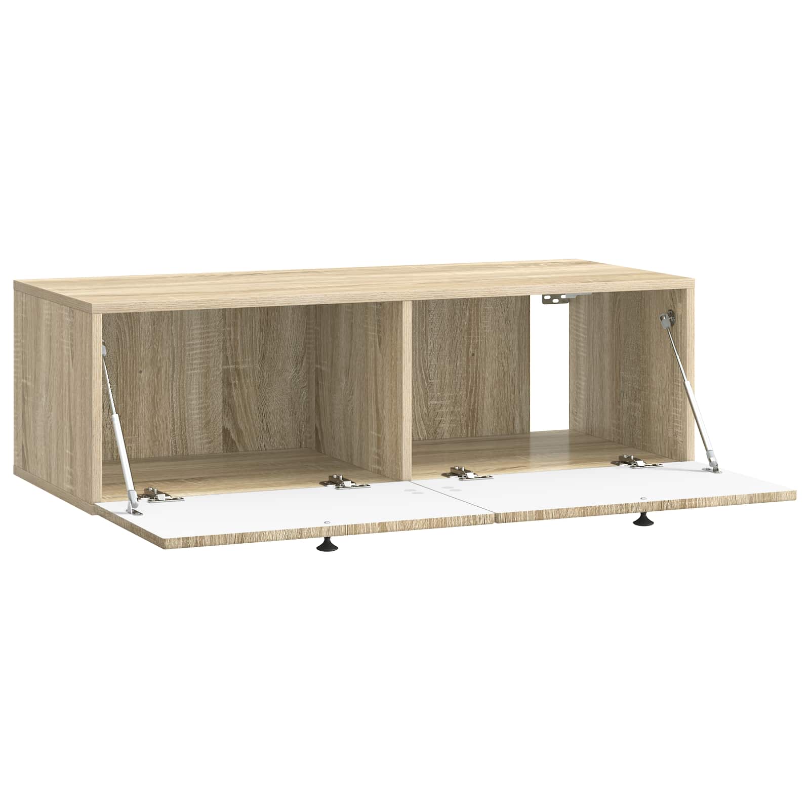 vidaXL Szafka RTV montowana na ścianie dąb Sonoma 98 x 41 x 30 cm