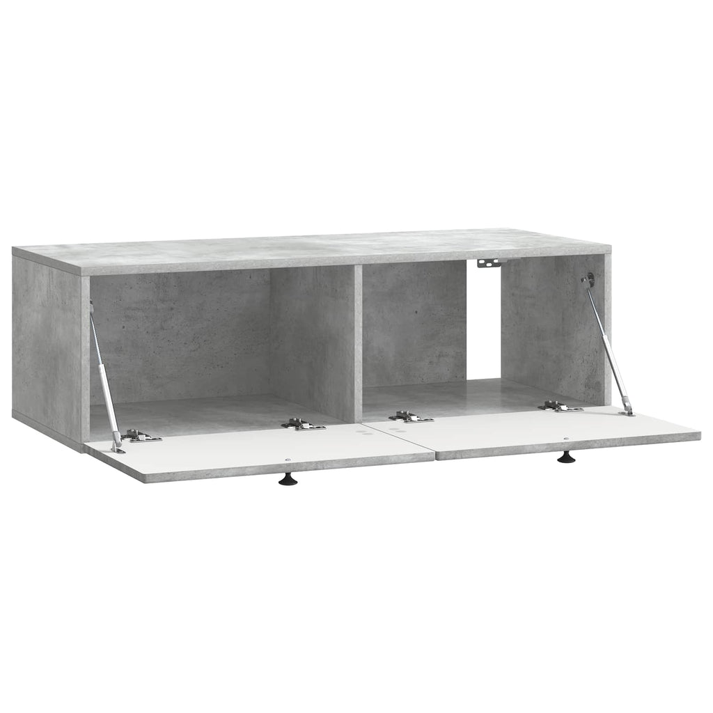 vidaXL Szafka RTV montowana na ścianie Betonowy szary 99 x 41 x 30 cm