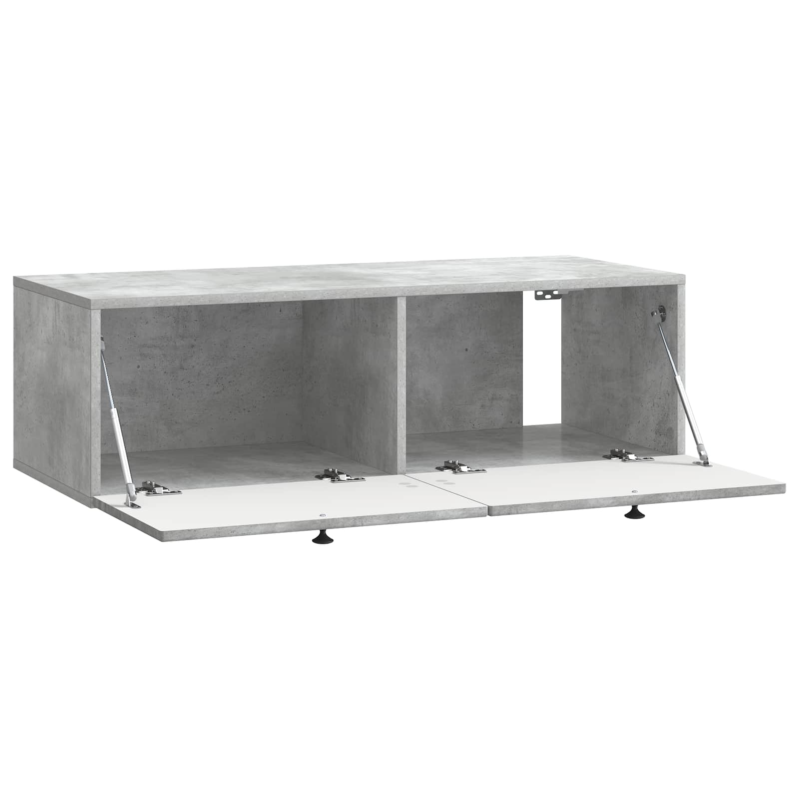 vidaXL Szafka RTV montowana na ścianie Betonowy szary 99 x 41 x 30 cm