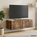vidaXL Szafka RTV montowana na ścianie Dąb wędzony 99 x 41 x 30 cm