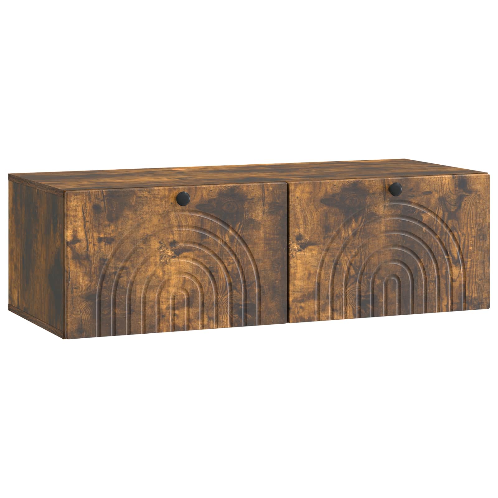 vidaXL Szafka RTV montowana na ścianie Dąb wędzony 99 x 41 x 30 cm