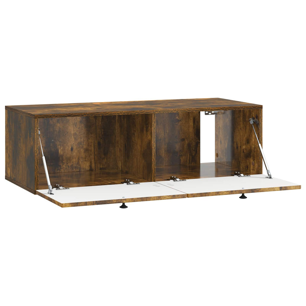 vidaXL Szafka RTV montowana na ścianie Dąb wędzony 99 x 41 x 30 cm
