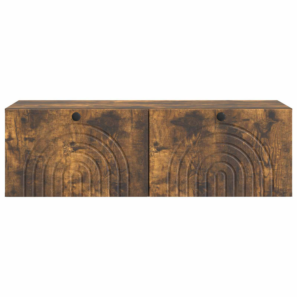 vidaXL Szafka RTV montowana na ścianie Dąb wędzony 99 x 41 x 30 cm