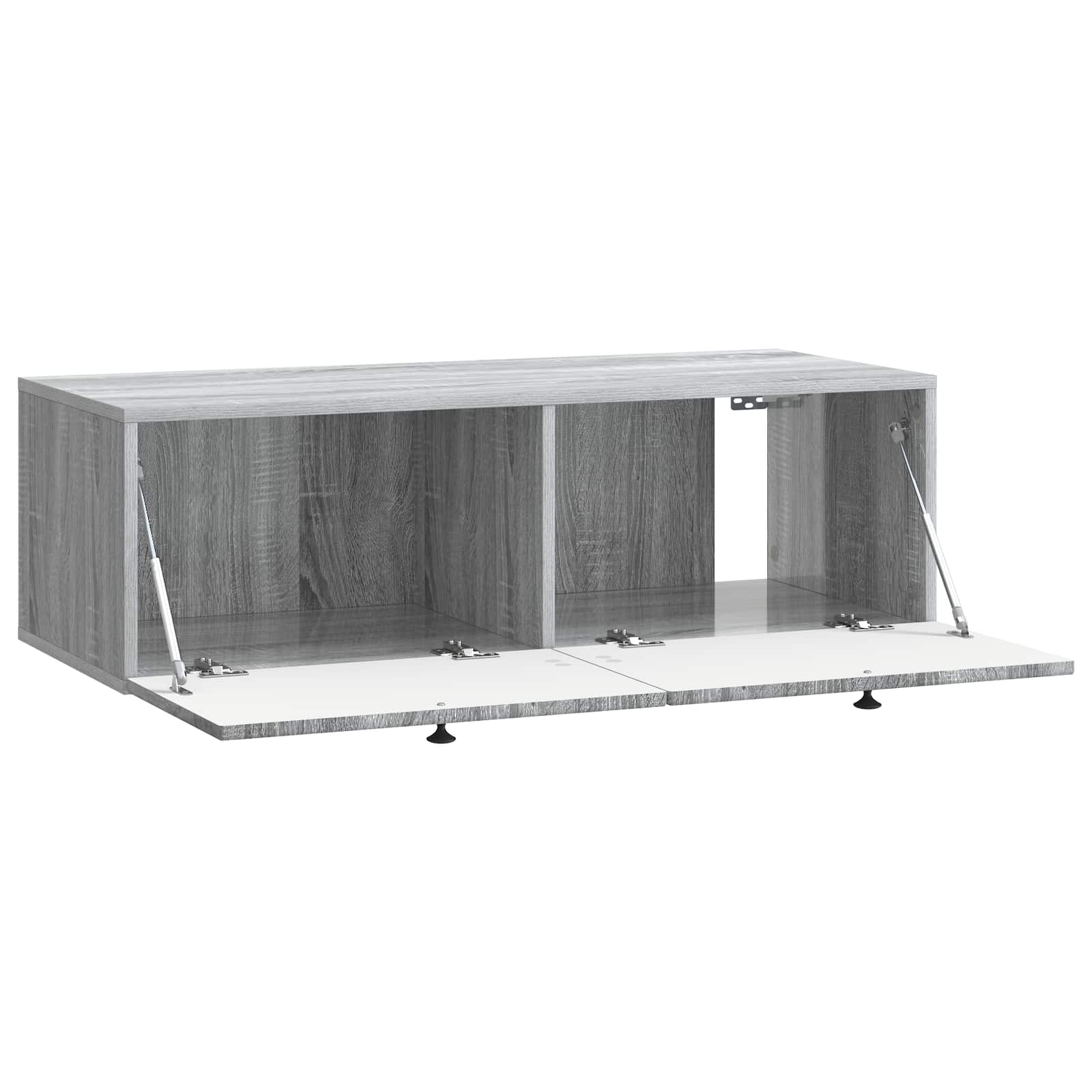 vidaXL Szafka RTV montowana na ścianie Szary Sonoma 99 x 41 x 30 cm