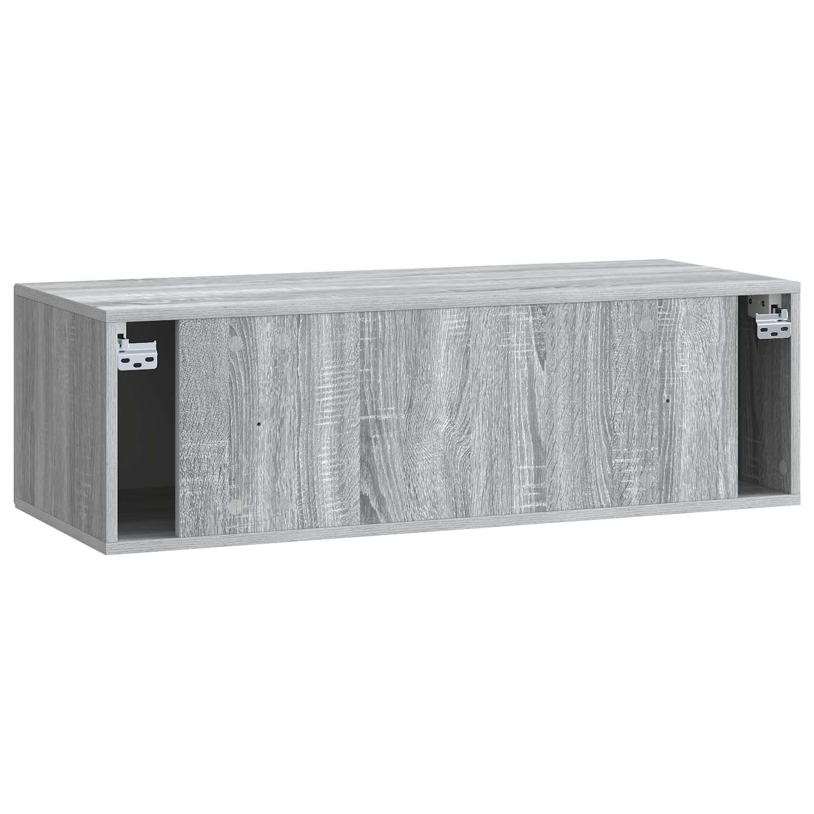 vidaXL Szafka RTV montowana na ścianie Szary Sonoma 99 x 41 x 30 cm