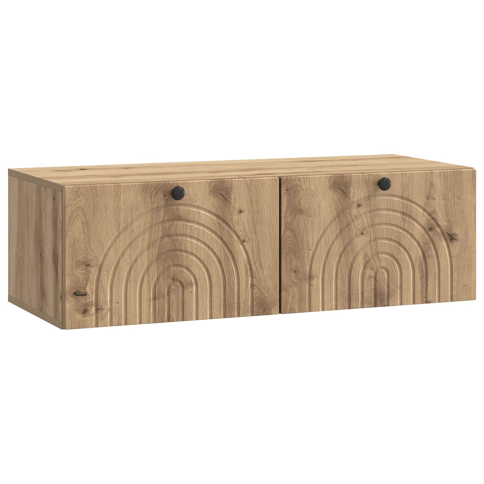 vidaXL Szafka RTV montowana na ścianie Dąb artisan 99 x 41 x 30 cm