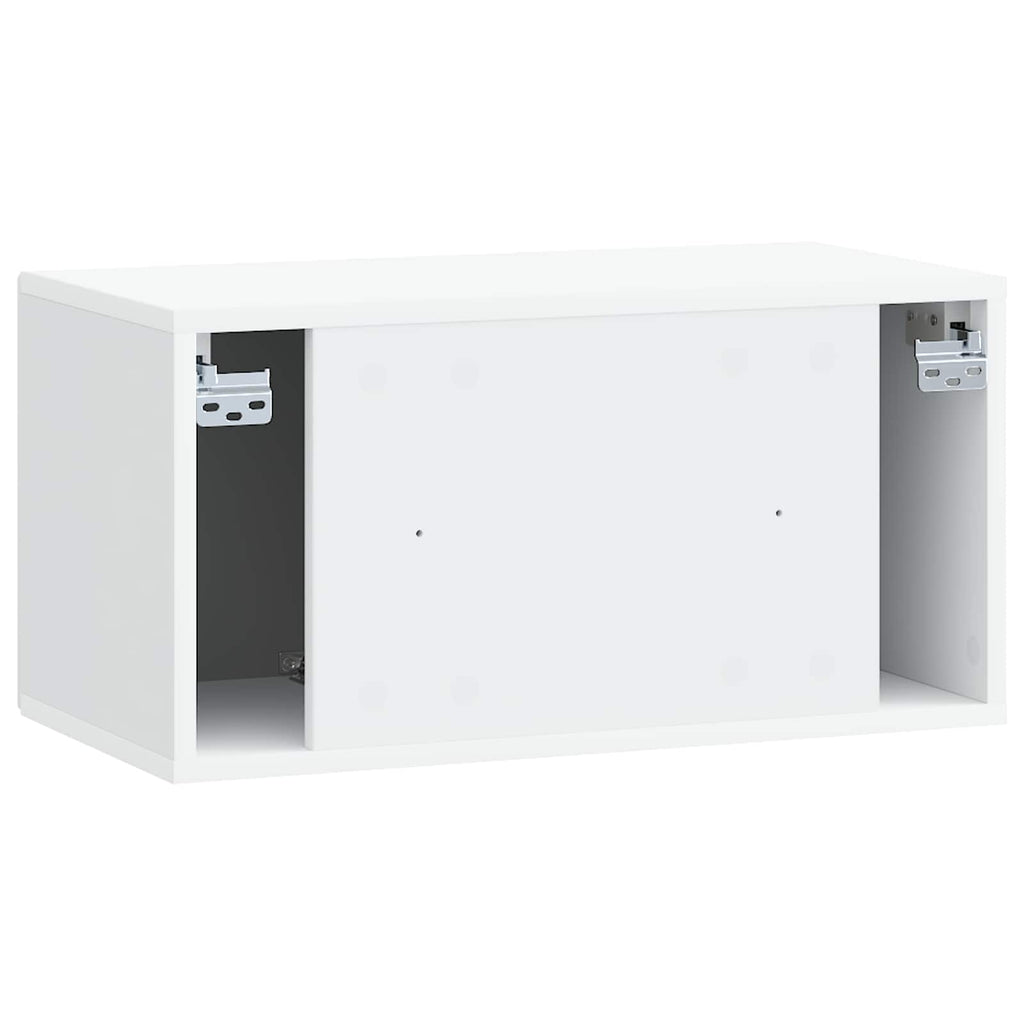 vidaXL Szafka RTV montowana na ścianie Biały 59,5 x 31 x 30 cm