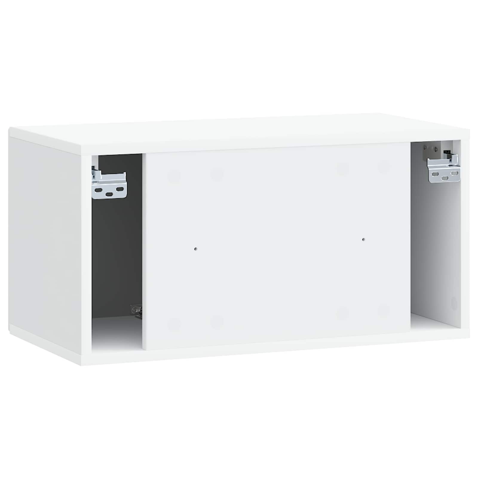 vidaXL Szafka RTV montowana na ścianie Biały 59,5 x 31 x 30 cm