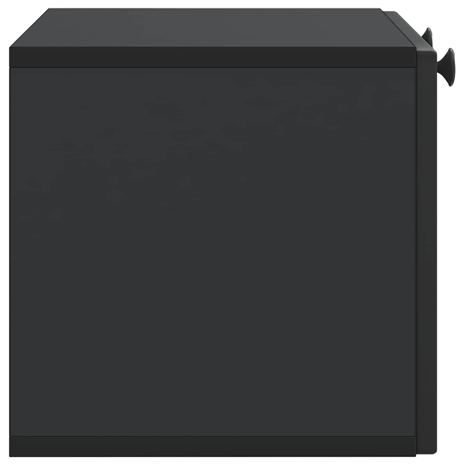vidaXL Szafka RTV montowana na ścianie Czarny 59,5 x 31 x 30 cm