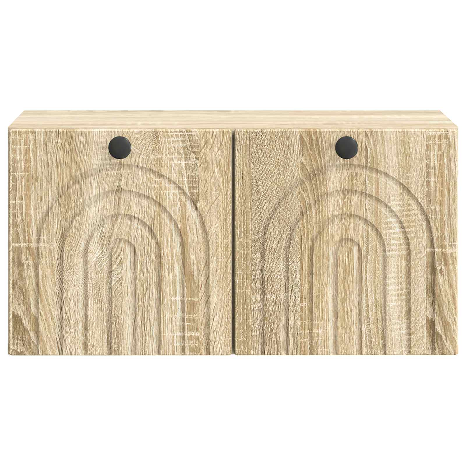 vidaXL Szafka RTV montowana na ścianie dąb Sonoma 59,5 x 31 x 30 cm