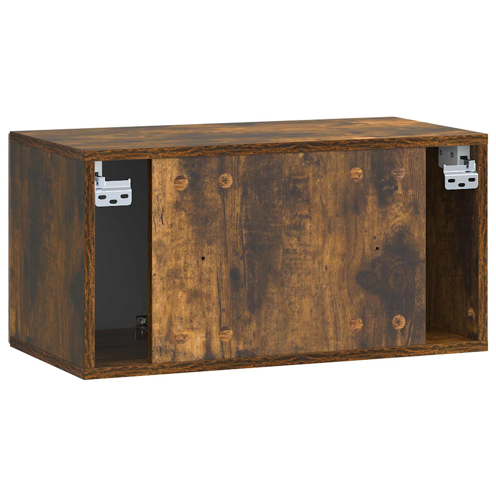 vidaXL Szafka RTV montowana na ścianie Dąb wędzony 59,5 x 31 x 30 cm
