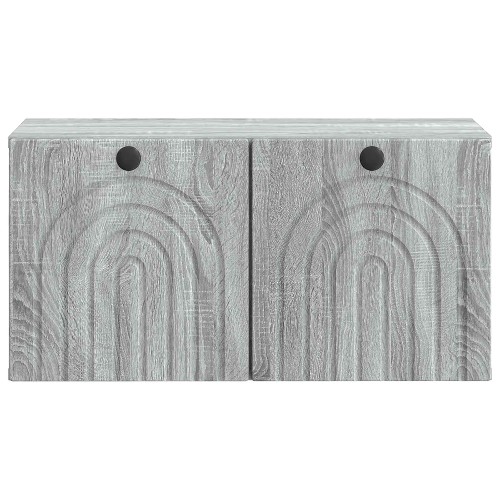 vidaXL Szafka RTV montowana na ścianie Szary Sonoma 59,5 x 31 x 30 cm