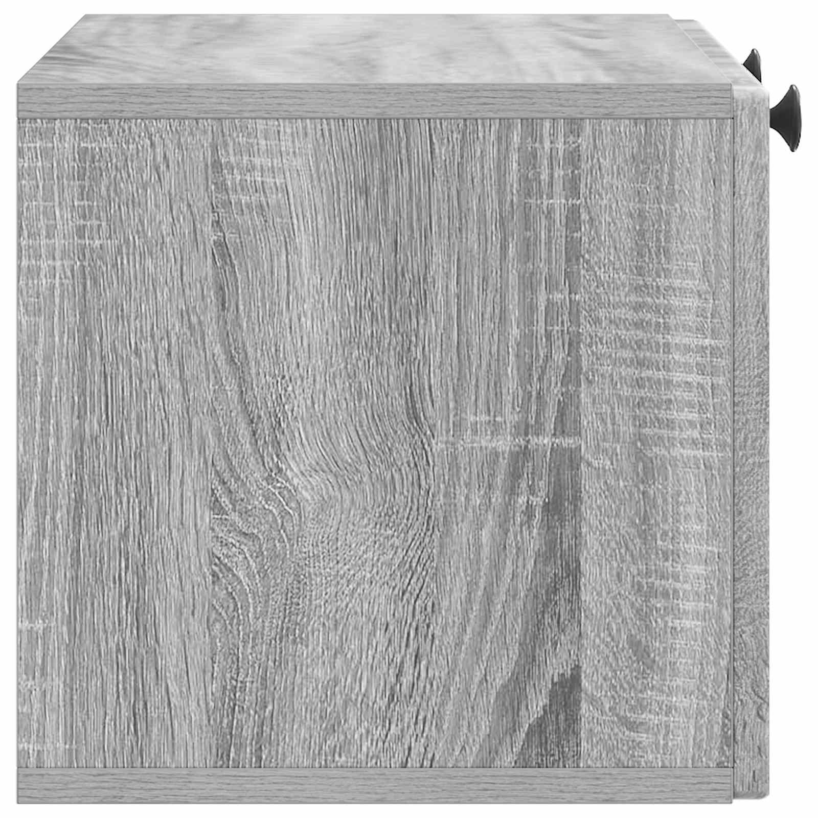vidaXL Szafka RTV montowana na ścianie Szary Sonoma 59,5 x 31 x 30 cm