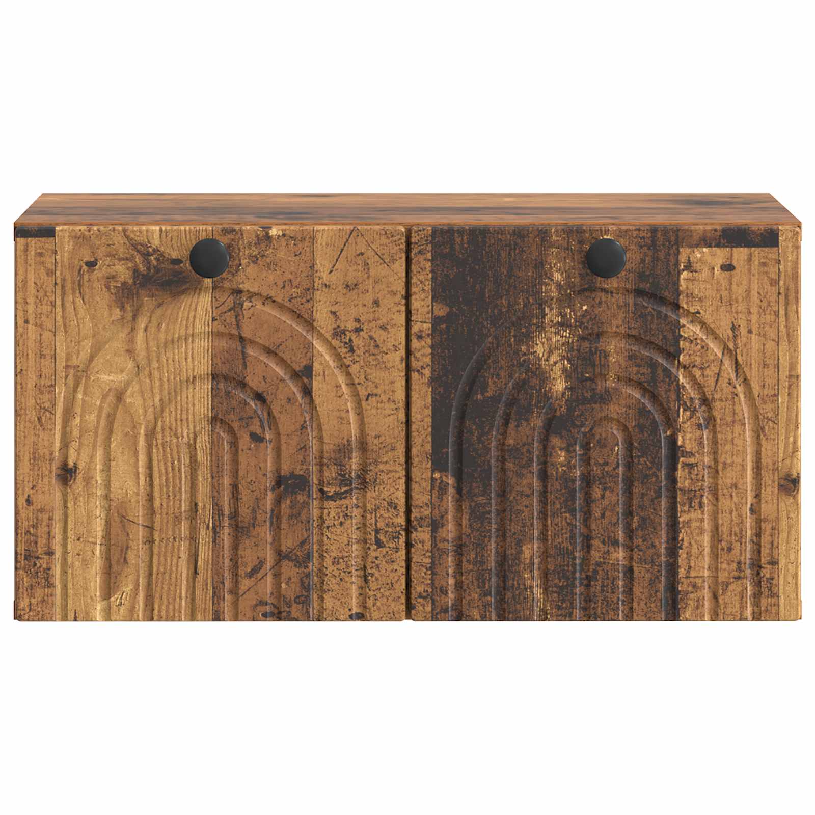 vidaXL Szafka RTV montowana na ścianie Stare drewno 59,5 x 31 x 30 cm