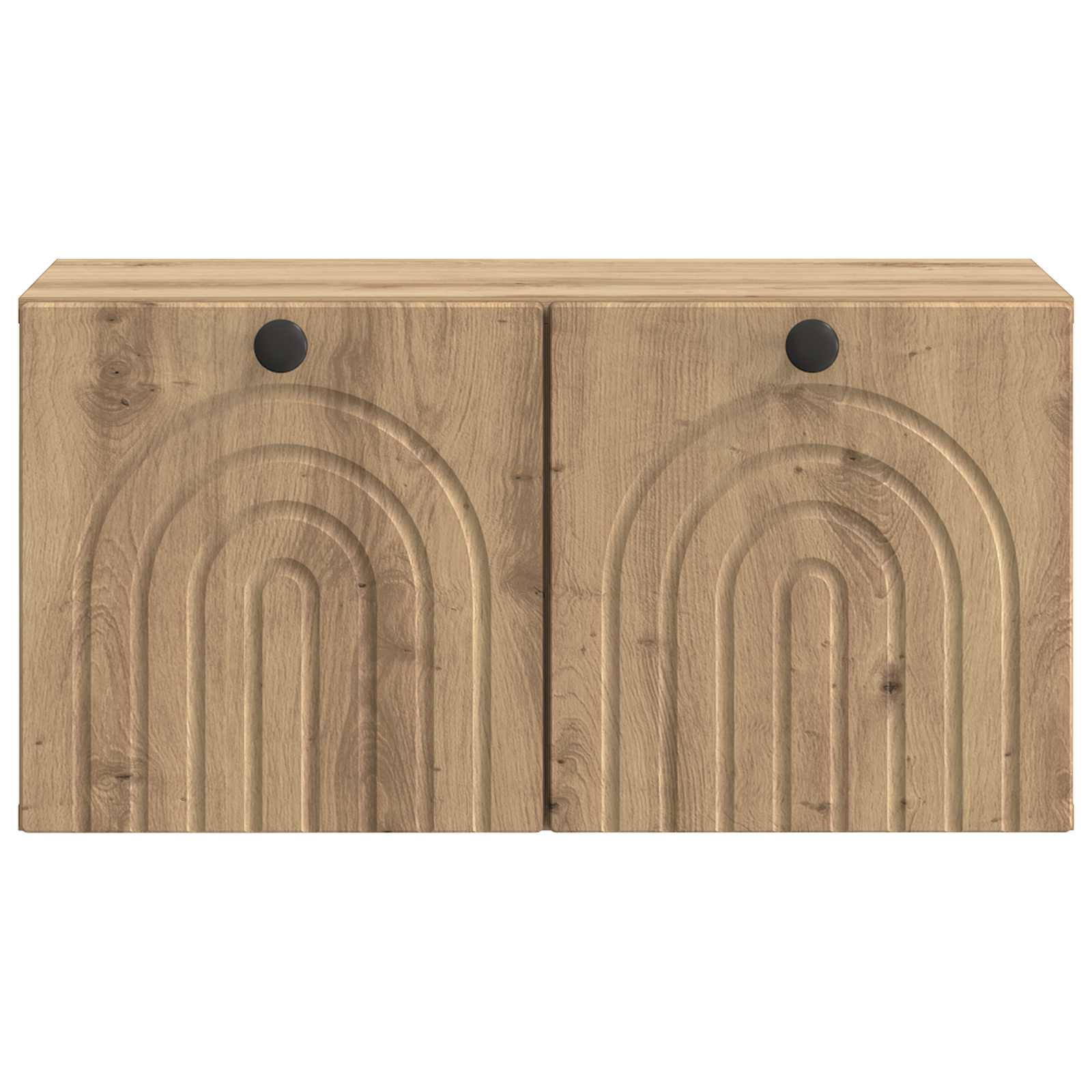 vidaXL Szafka RTV montowana na ścianie 59,5 x 31 x 30 cm Dąb artisan