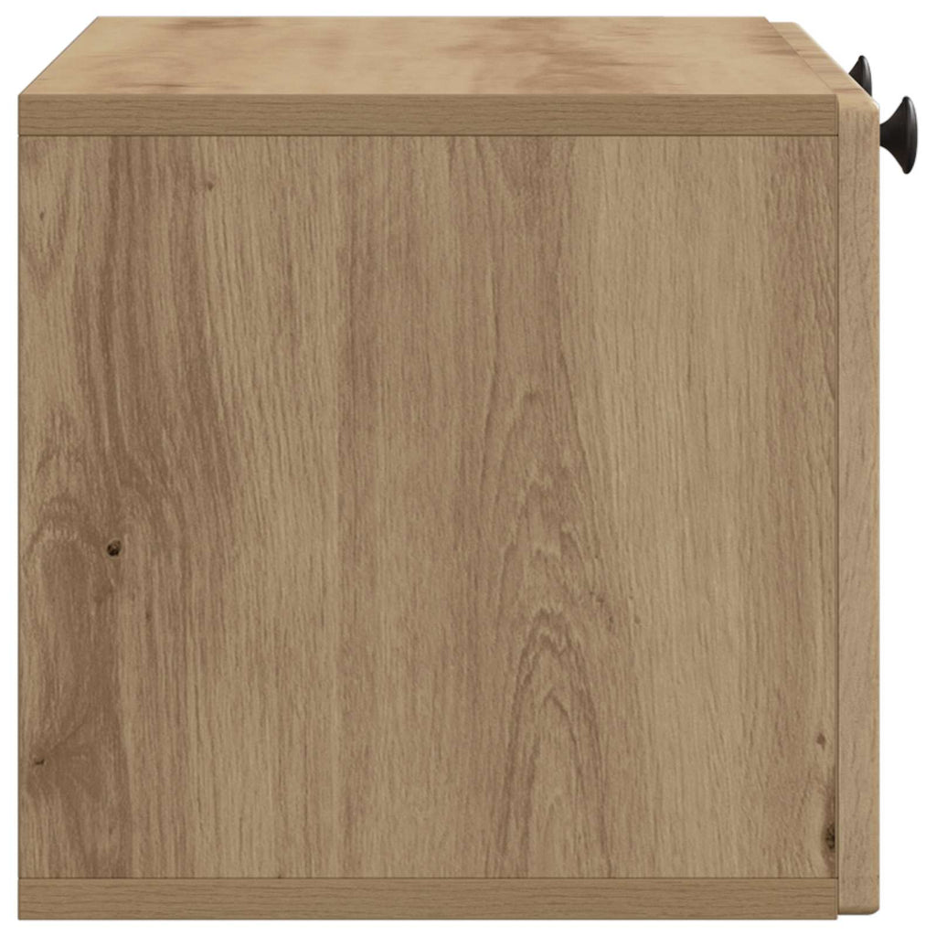 vidaXL Szafka RTV montowana na ścianie 59,5 x 31 x 30 cm Dąb artisan