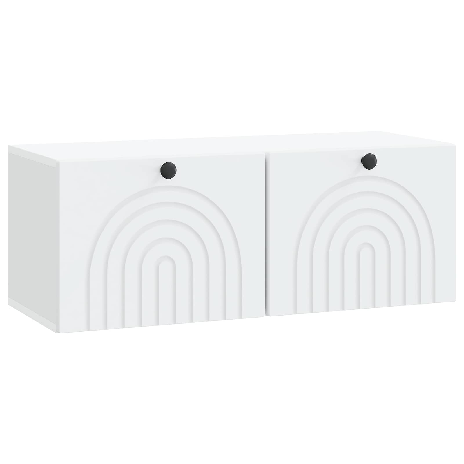 vidaXL Szafka RTV montowana na ścianie Biały 78,5 x 31 x 30 cm