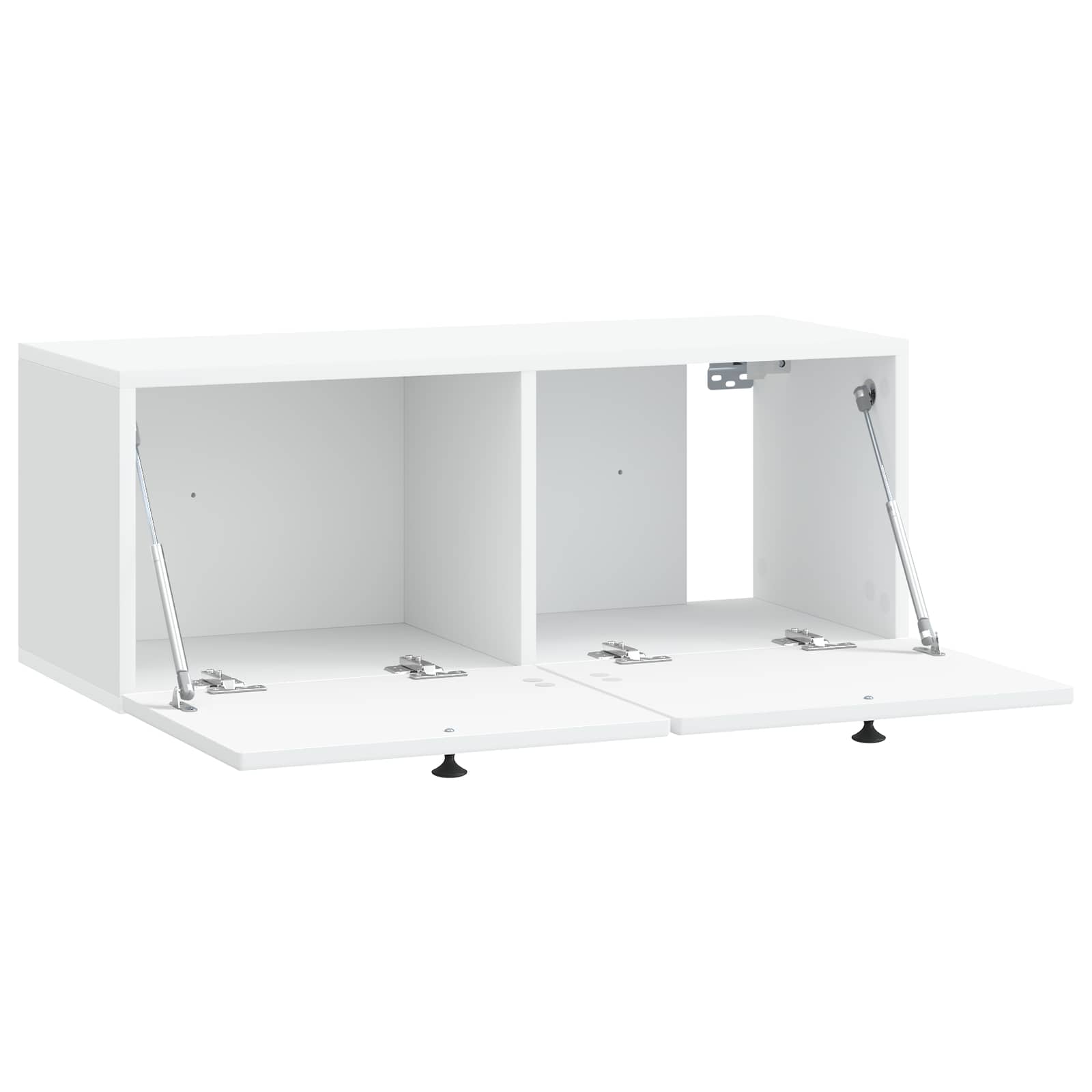 vidaXL Szafka RTV montowana na ścianie Biały 78,5 x 31 x 30 cm