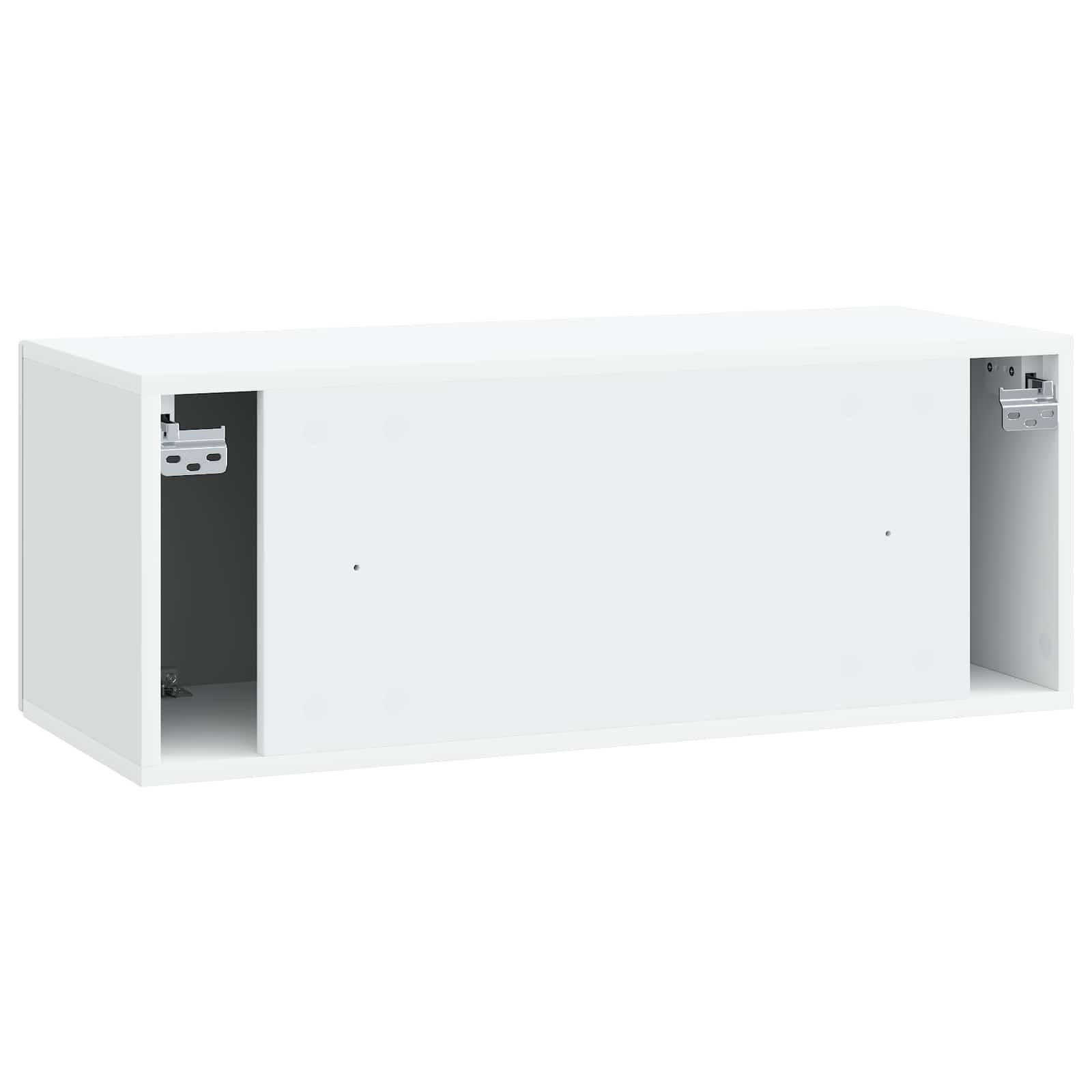 vidaXL Szafka RTV montowana na ścianie Biały 78,5 x 31 x 30 cm