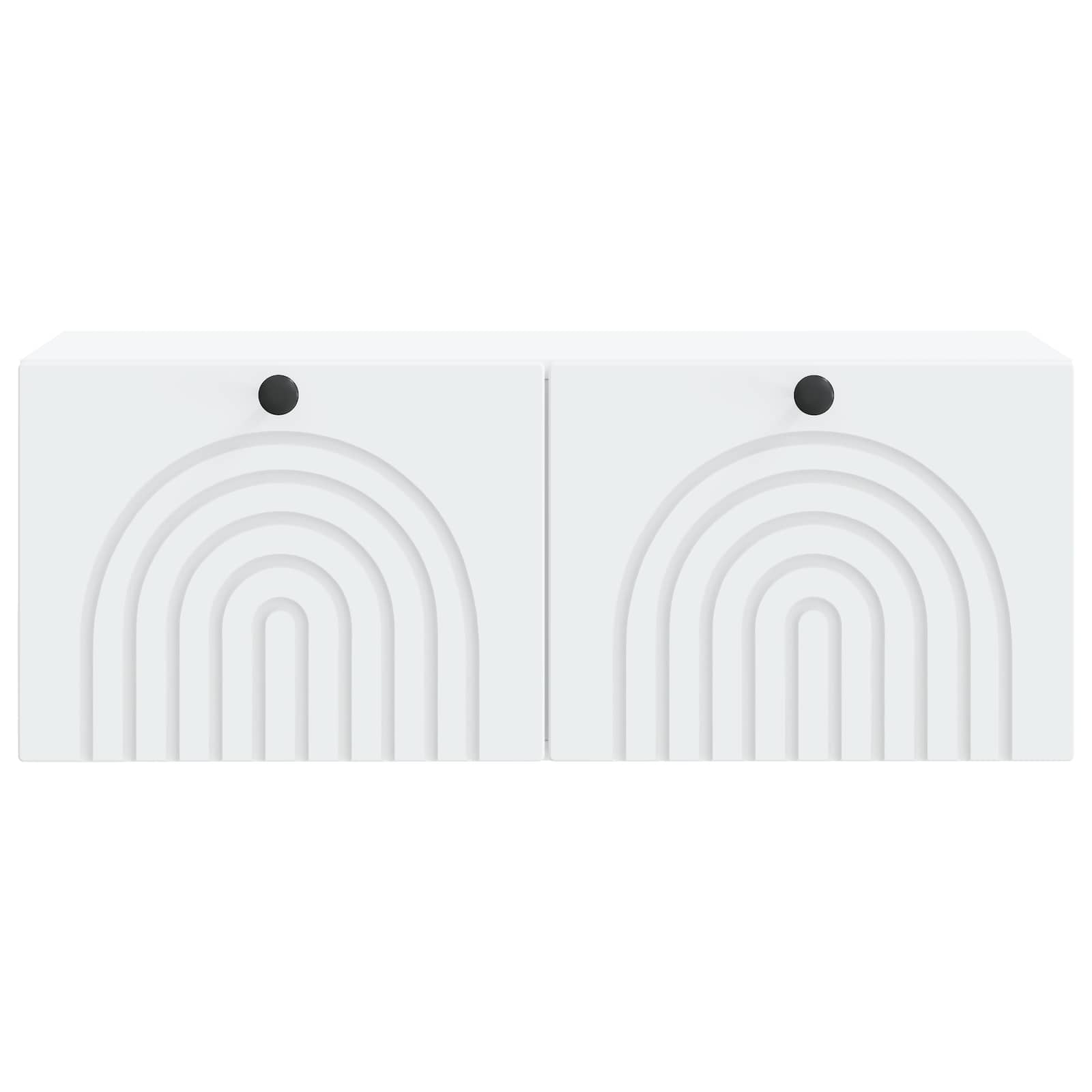 vidaXL Szafka RTV montowana na ścianie Biały 78,5 x 31 x 30 cm