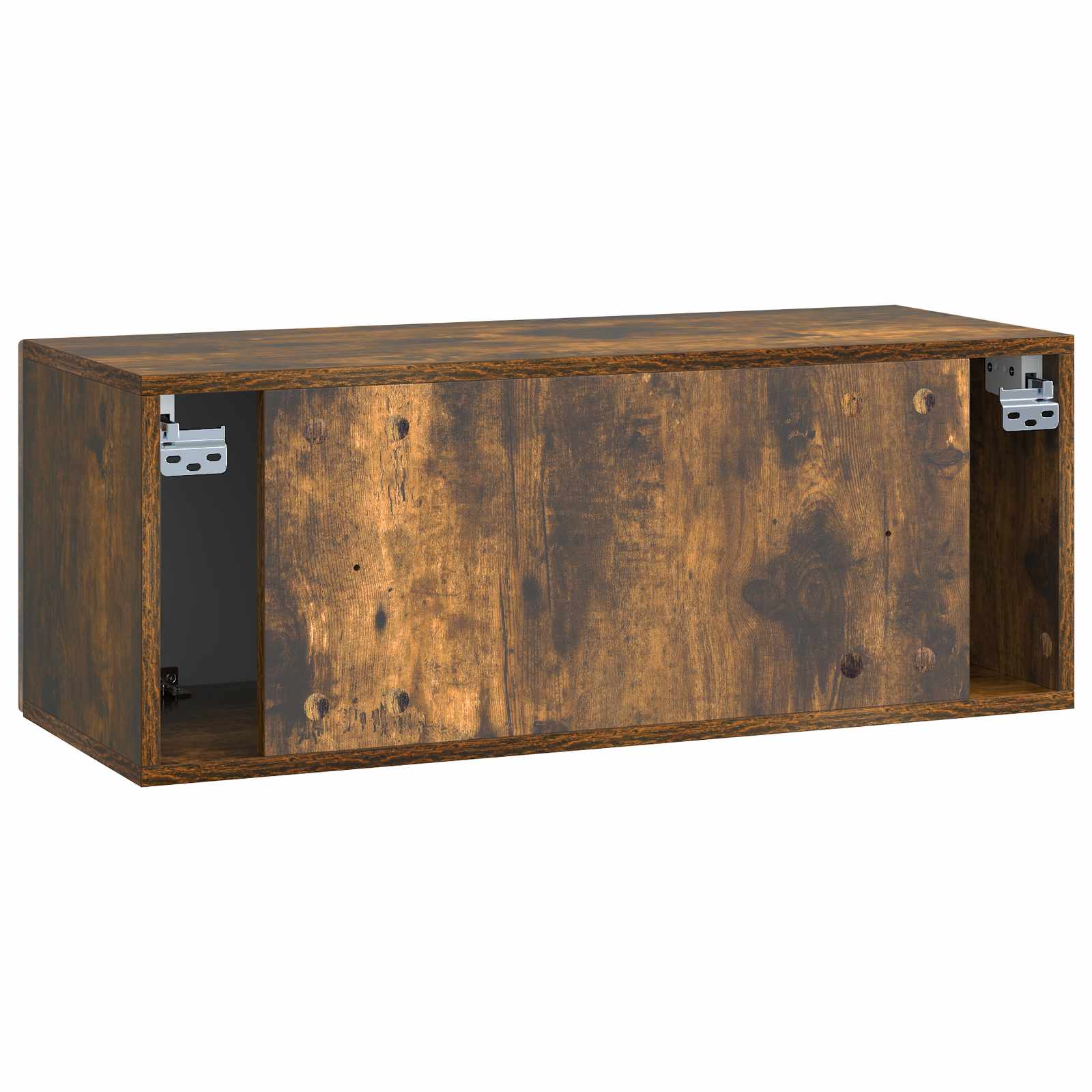 vidaXL Szafka RTV montowana na ścianie Dąb wędzony 78,5 x 31 x 30 cm