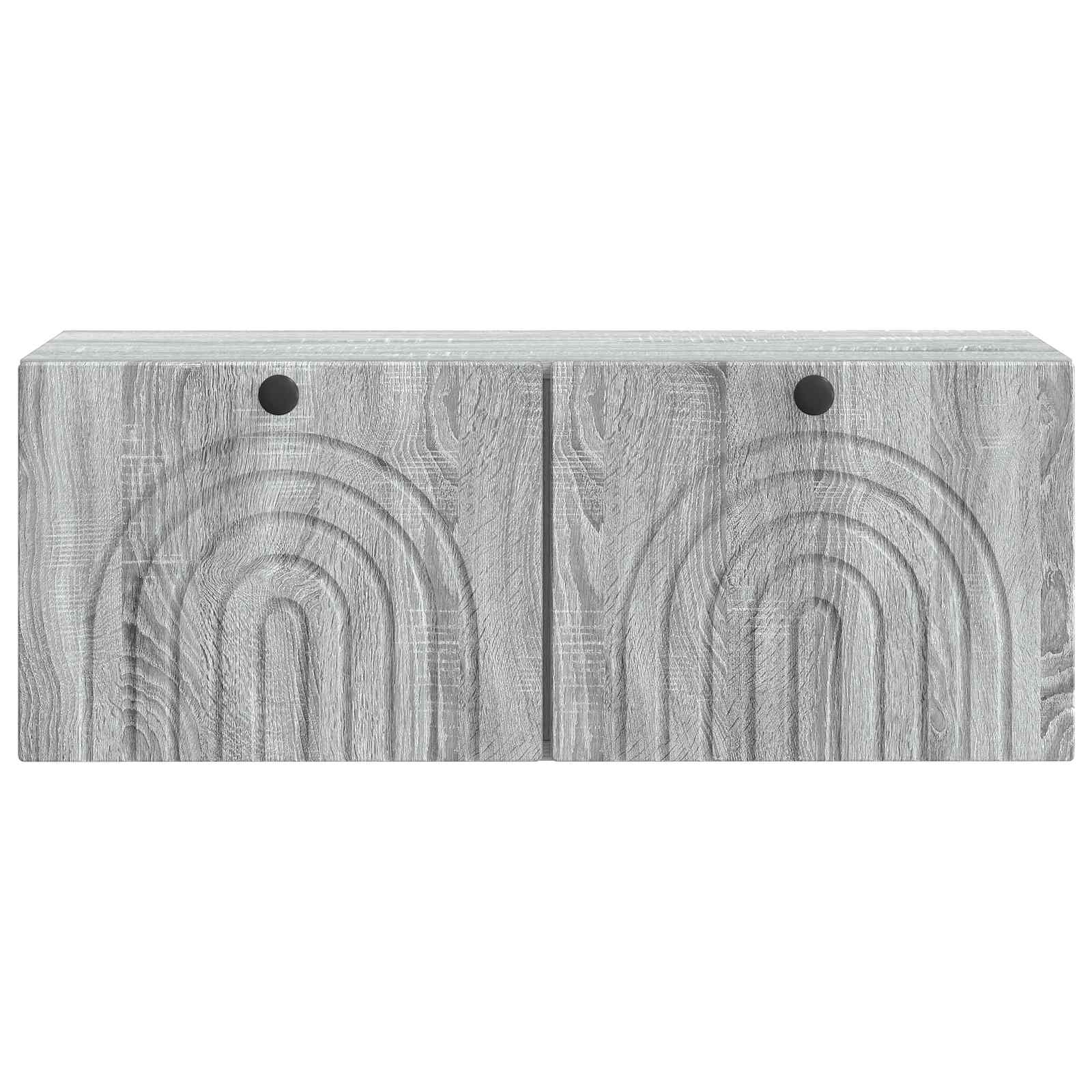 vidaXL Szafka RTV montowana na ścianie Szary Sonoma 78,5 x 31 x 30 cm