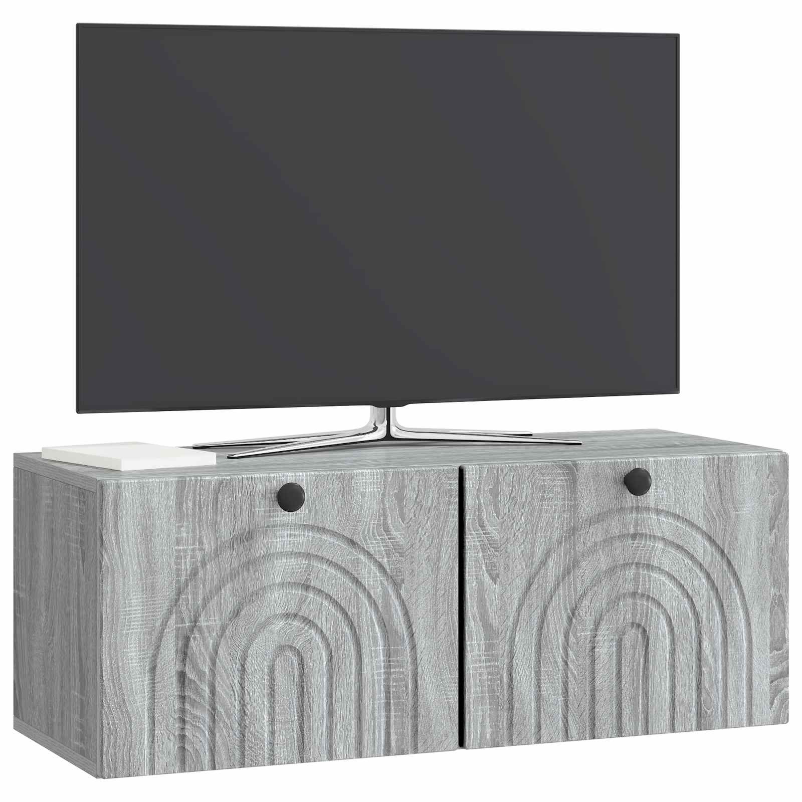 vidaXL Szafka RTV montowana na ścianie Szary Sonoma 78,5 x 31 x 30 cm
